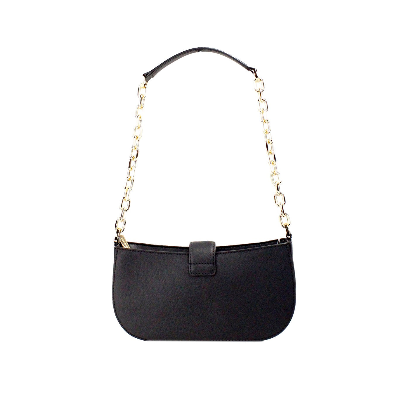 Michael Kors Carmen Small Black Haircalf Pouchette Shoulder Bag Crossbody Bag